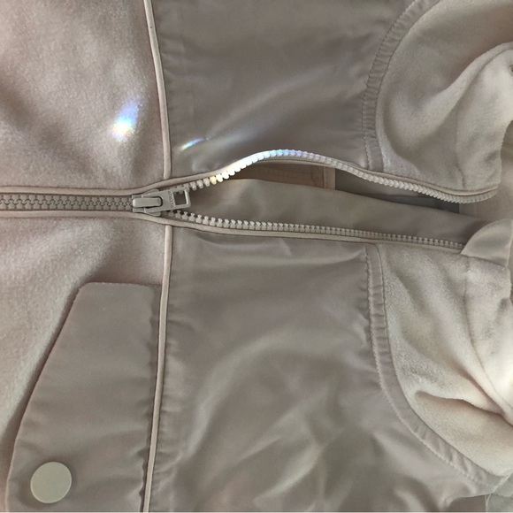 NWT Athleta Zion Microfleece Half Zip Jacket - Pearl White - Women’s Size M - Picture 13 of 13